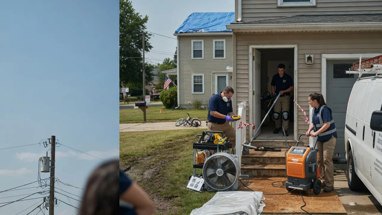 Water Damage Repair in Tioga, TX near me